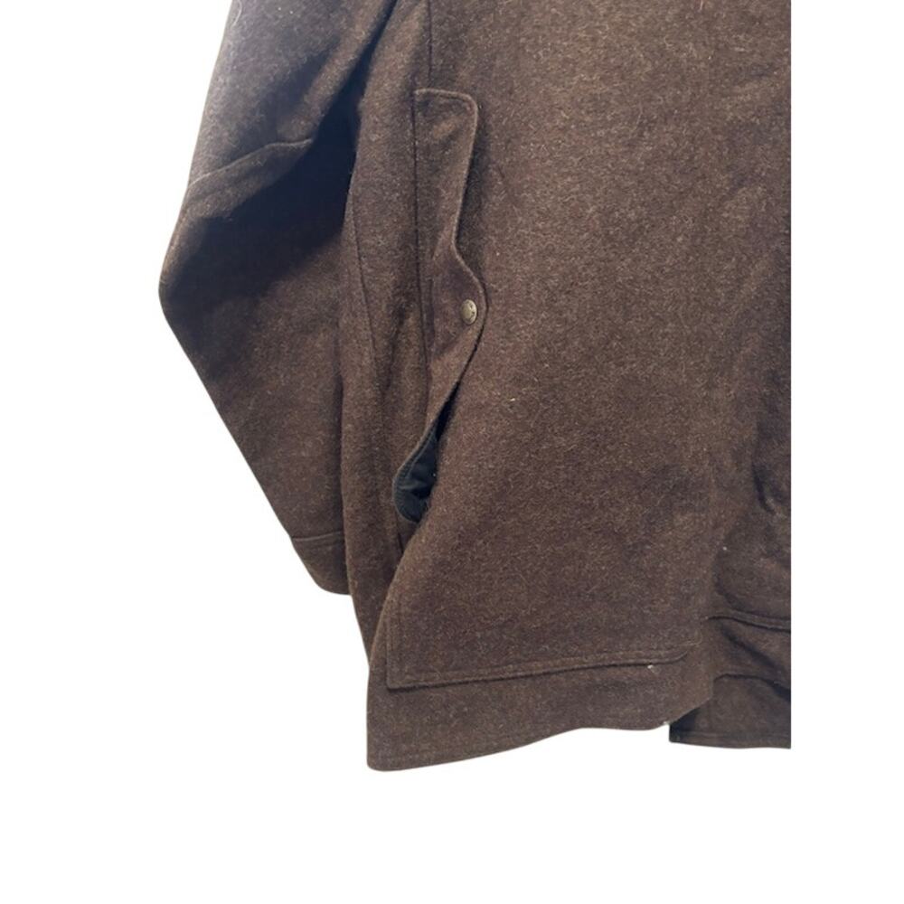 Filson Style 110 Mackinaw Wool Cruiser Jacket Brown Sz 48 USA Made Hunting Coat - Picture 11 of 16